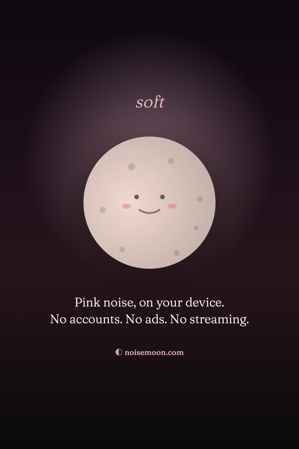 Blushing moon Pinterest poster